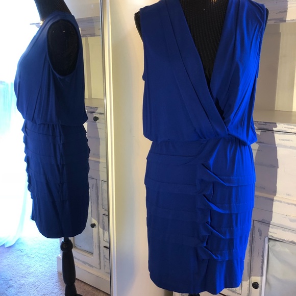 nicole miller royal blue dress